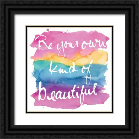 Miami Beautiful Sq Black Ornate Wood Framed Art Print with Double Matting by Schick, Mike