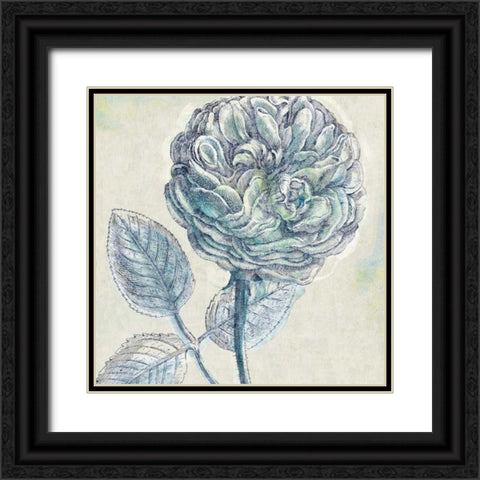 Belle Fleur III Black Ornate Wood Framed Art Print with Double Matting by Schlabach, Sue