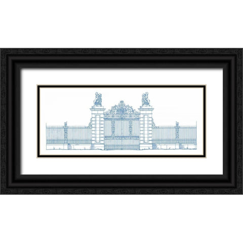 Majestic Gate I Black Ornate Wood Framed Art Print with Double Matting by Wild Apple Portfolio