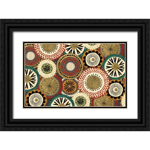 Spice Road I Black Ornate Wood Framed Art Print with Double Matting by Charron, Veronique