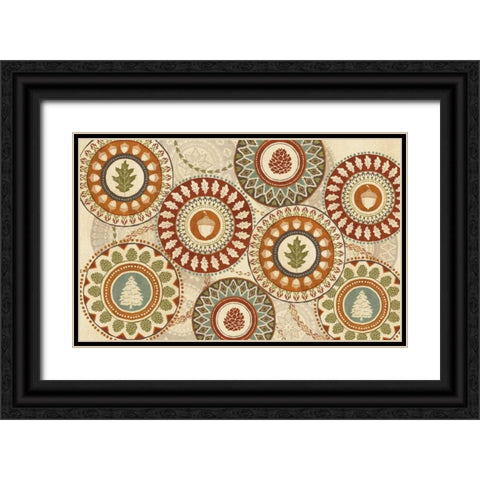 Lodge Resort V Black Ornate Wood Framed Art Print with Double Matting by Charron, Veronique