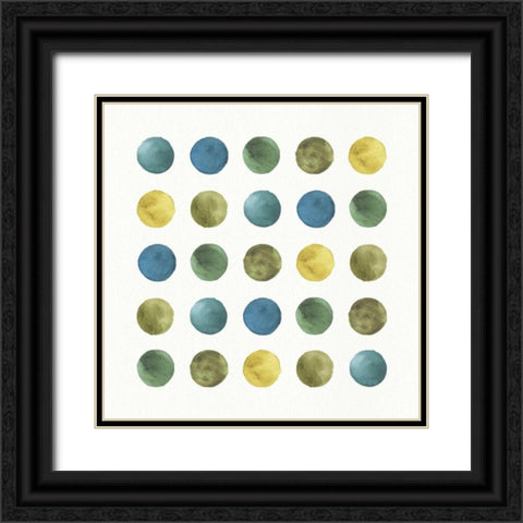 My Greenhouse Geo IV Black Ornate Wood Framed Art Print with Double Matting by Audit, Lisa