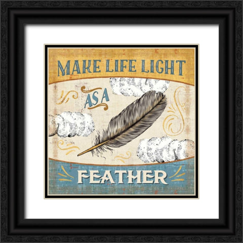A Great Journey VIII Black Ornate Wood Framed Art Print with Double Matting by Pela Studio