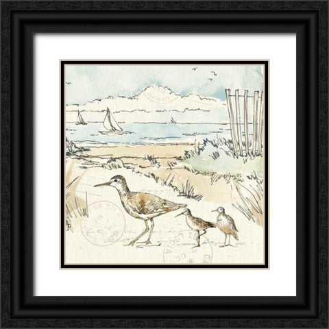 Coastal Breeze XII Black Ornate Wood Framed Art Print with Double Matting by Tavoletti, Anne