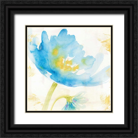 Breeze Bloom II Black Ornate Wood Framed Art Print with Double Matting by Schlabach, Sue