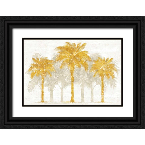 Palm Coast I Black Ornate Wood Framed Art Print with Double Matting by Schlabach, Sue