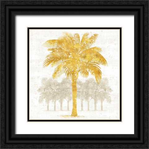 Palm Coast II Black Ornate Wood Framed Art Print with Double Matting by Schlabach, Sue