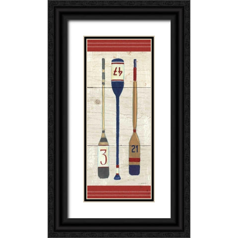 Nautique X Black Ornate Wood Framed Art Print with Double Matting by Wiens, James