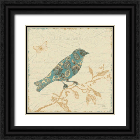 Natures Pattern I Black Ornate Wood Framed Art Print with Double Matting by Pela