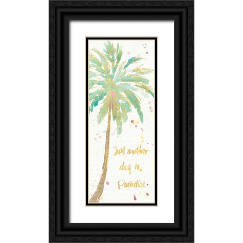 Flamingo Fever X Black Ornate Wood Framed Art Print with Double Matting by Tavoletti, Anne