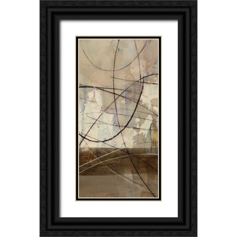 Across the Desert IV Black Ornate Wood Framed Art Print with Double Matting by Hristova, Albena