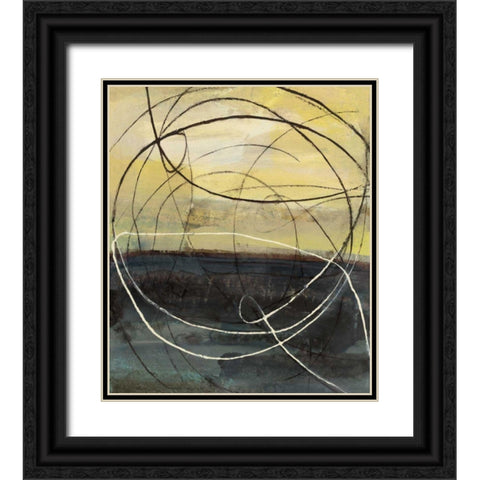 At Dawn Crop Black Ornate Wood Framed Art Print with Double Matting by Hristova, Albena