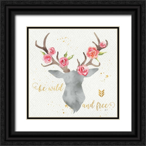 Wild Bohemian I Black Ornate Wood Framed Art Print with Double Matting by Aiken, Jess