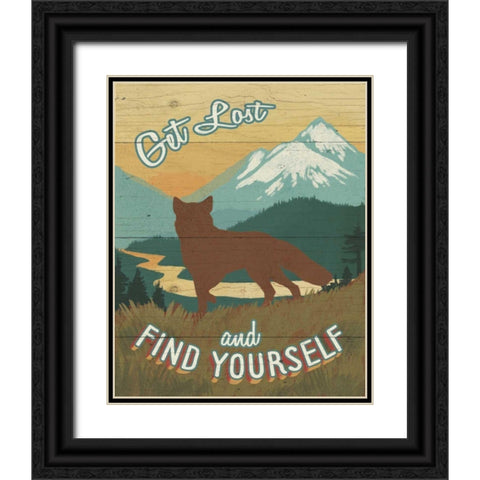 Discover the Wild III Black Ornate Wood Framed Art Print with Double Matting by Penner, Janelle