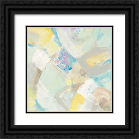 White Rock I Black Ornate Wood Framed Art Print with Double Matting by Hristova, Albena