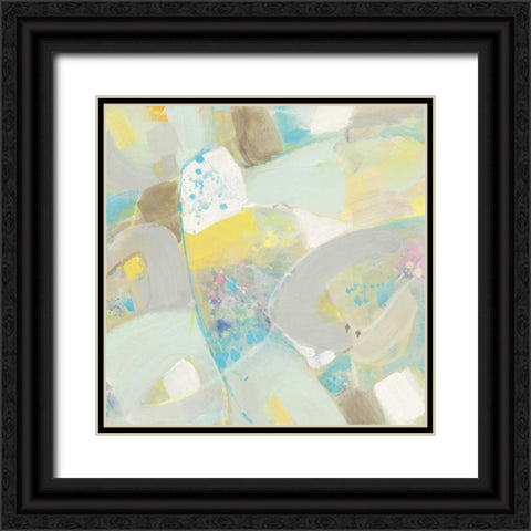 White Rock II Black Ornate Wood Framed Art Print with Double Matting by Hristova, Albena