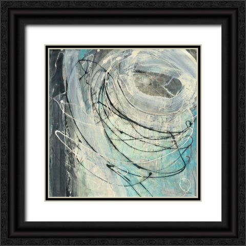 Twister Black Ornate Wood Framed Art Print with Double Matting by Hristova, Albena