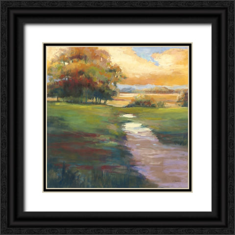 Out for a Walk Black Ornate Wood Framed Art Print with Double Matting by Rowan, Carol