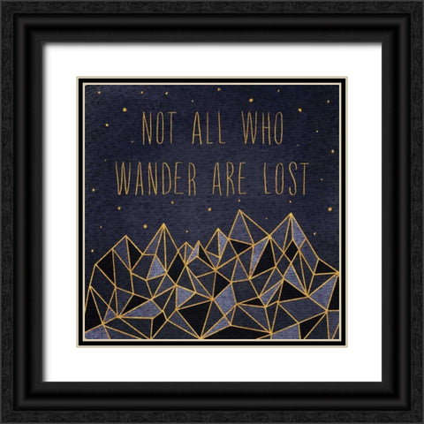 Written in the Stars IV Black Ornate Wood Framed Art Print with Double Matting by Marshall, Laura