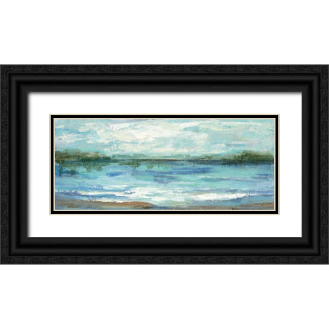 Mirrored Sky Black Ornate Wood Framed Art Print with Double Matting by Vassileva, Silvia