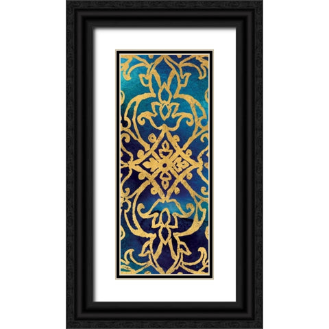 Little Jewels VII Black Ornate Wood Framed Art Print with Double Matting by Aiken, Jess