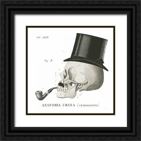 Dandy Bones II Black Ornate Wood Framed Art Print with Double Matting by Schlabach, Sue