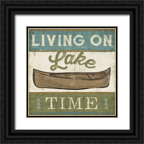 By the Lake II Black Ornate Wood Framed Art Print with Double Matting by Pela Studio