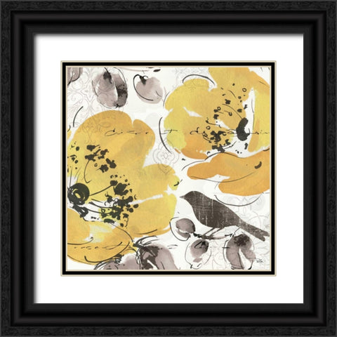 Watercolorful II Black Ornate Wood Framed Art Print with Double Matting by Pela Studio