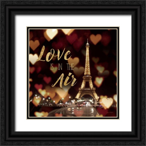 Love is in the Air  Black Ornate Wood Framed Art Print with Double Matting by Marshall, Laura