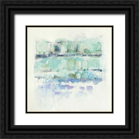 North Shore Crop Black Ornate Wood Framed Art Print with Double Matting by Schick, Mike