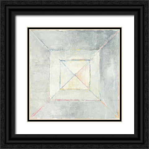 Intersection Crop Black Ornate Wood Framed Art Print with Double Matting by Schick, Mike
