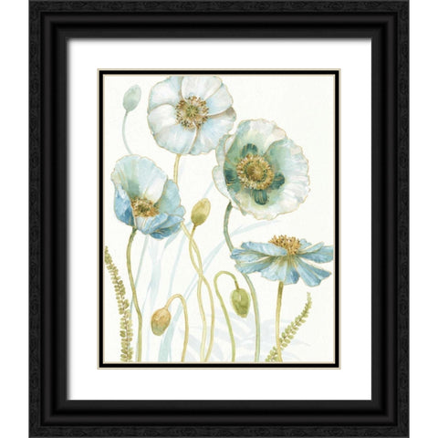My Greenhouse Flowers VII Black Ornate Wood Framed Art Print with Double Matting by Audit, Lisa
