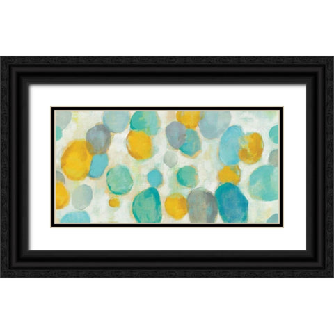 Painted Pebbles  Black Ornate Wood Framed Art Print with Double Matting by Vassileva, Silvia