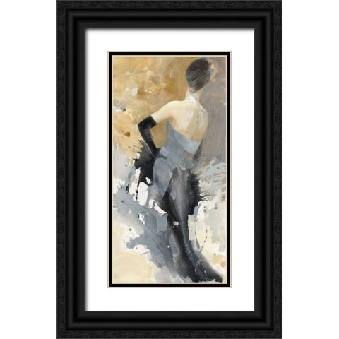Opening Night II Black Ornate Wood Framed Art Print with Double Matting by Hristova, Albena