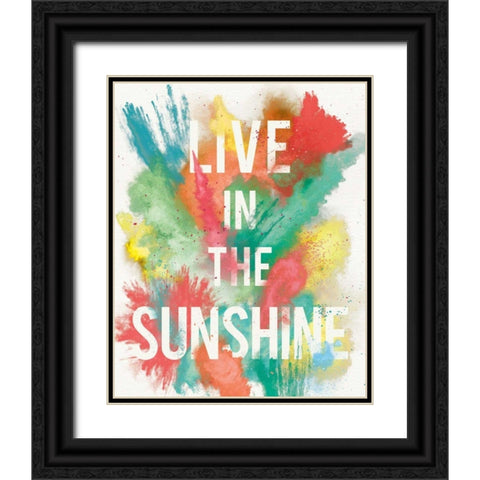 Be Bold II Black Ornate Wood Framed Art Print with Double Matting by Aiken, Jess