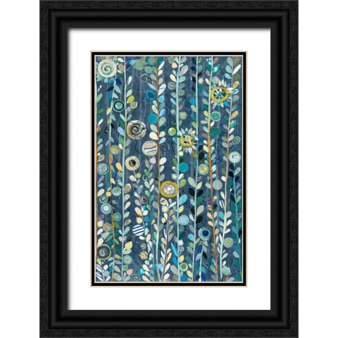 Navy Blue Sky Black Ornate Wood Framed Art Print with Double Matting by Boggs, Candra