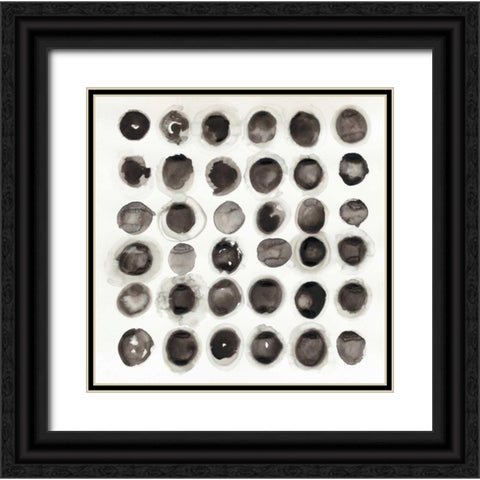 Roundabout Black Ornate Wood Framed Art Print with Double Matting by Novak, Shirley