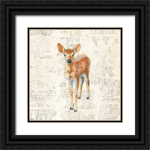 Into the Woods III no Border Black Ornate Wood Framed Art Print with Double Matting by Adams, Emily