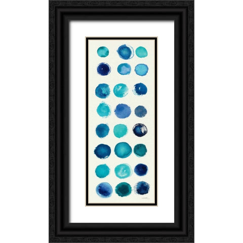Spot of Rain II  Black Ornate Wood Framed Art Print with Double Matting by Novak, Shirley
