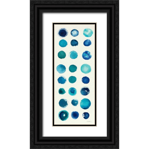 Spot of Rain III  Black Ornate Wood Framed Art Print with Double Matting by Novak, Shirley