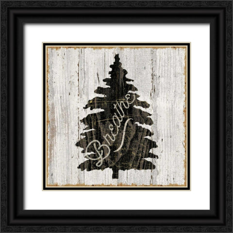 Lake Lodge X Neutral Black Ornate Wood Framed Art Print with Double Matting by Schlabach, Sue