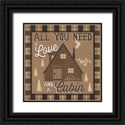 The Great Outdoors III Black Ornate Wood Framed Art Print with Double Matting by Marshall, Laura
