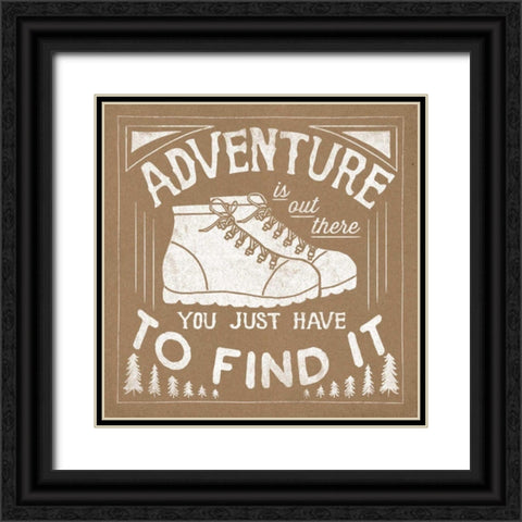 The Great Outdoors VII Black Ornate Wood Framed Art Print with Double Matting by Marshall, Laura
