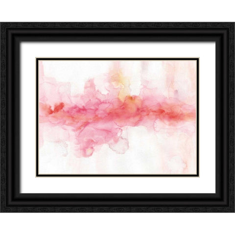Rainbow Seeds Abstract Black Ornate Wood Framed Art Print with Double Matting by Audit, Lisa