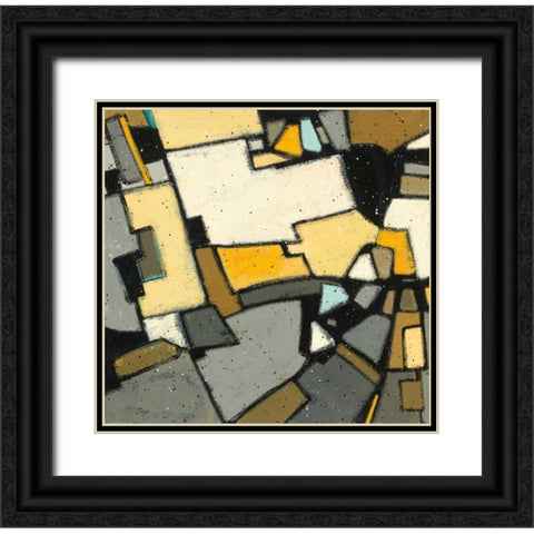 Garden II Black Ornate Wood Framed Art Print with Double Matting by Novak, Shirley