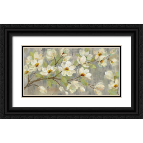 April Branch Black Ornate Wood Framed Art Print with Double Matting by Vassileva, Silvia