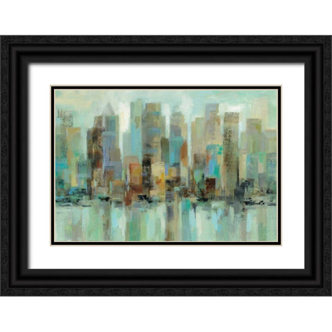 Morning Reflections Black Ornate Wood Framed Art Print with Double Matting by Vassileva, Silvia