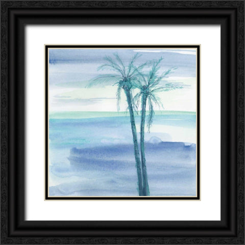 Peaceful Dusk II Black Ornate Wood Framed Art Print with Double Matting by Paschke, Chris