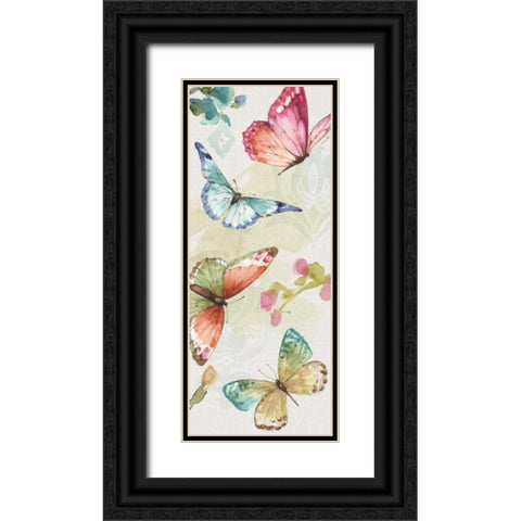 Colorful Breeze VII Black Ornate Wood Framed Art Print with Double Matting by Audit, Lisa