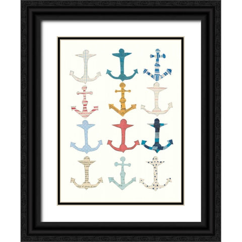 Wind and Waves V Black Ornate Wood Framed Art Print with Double Matting by Prahl, Courtney
